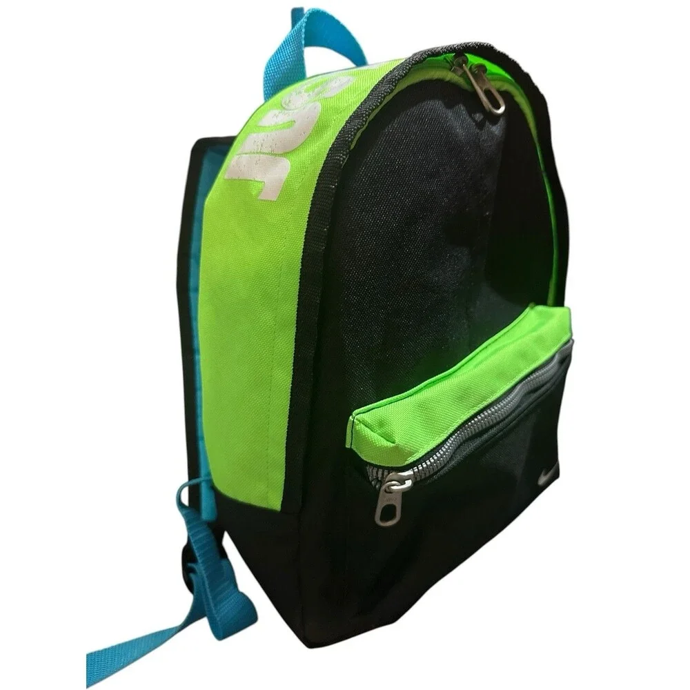 NIKE JUST DO IT GREEN, BLUE, BLACK SMALL KIDS BACKPACK BOOKBAG